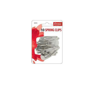 Annie Spring Clips 5cm 10Ct Silver *3174 - Beautylicious Canada