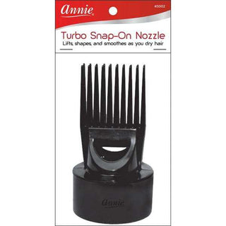 Annie Turbo Snap - On Hair Dryer Pik Black - Beautylicious Canada
