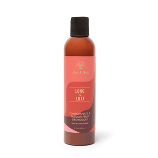 AS I AM LONG AND LUXE POMEGRANATE & PASSION FRUIT GROYOGURT LEAVE - IN CONDITIONER 8oz - Beautylicious Canada