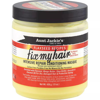 Aunt Jackie's Fix My Hair Intensive Repair Conditioning Masque - 15oz - Beautylicious Canada