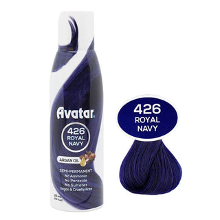 AVATAR SEMI PERMANENT HAIR COLOR 426 ROYAL NAVY 4.2OZ - Beautylicious Canada