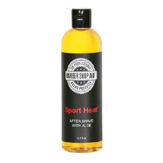 Barber Shop Aid Sport Heat Aftershave with Aloe 12.5oz - Beautylicious Canada