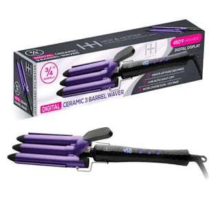ANNIE H&H Digital Ceramic 3 Barrel Waver 3/4"
