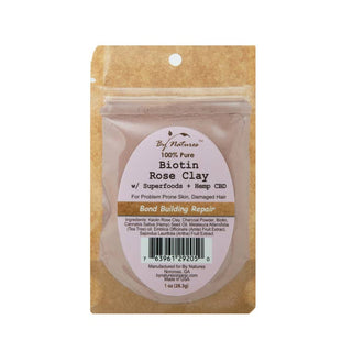 BY NATURE'S 100% PURE BIOTIN ROSE CLAY 1OZ - Beautylicious Canada