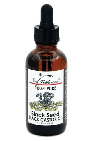 BY NATURES BLACK SEED & BLACK CASTOR OIL 2 Oz - Beautylicious Canada