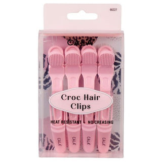 CALA CROC HAIR CLIP | SOFT PINK (4PK) *66227 - Beautylicious Canada