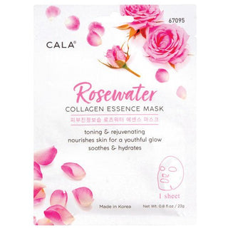 CALA ESSENCE FACIAL MASK: ROSEWATER (1 PC) *67095 - Beautylicious Canada