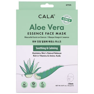 CALA ESSENCE FACIAL MASKS: ALOE VERA (5 PKS) *67105 - Beautylicious Canada