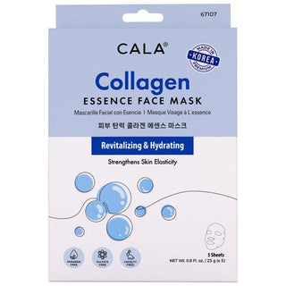 CALA ESSENCE FACIAL MASKS: COLLAGEN (5 PKS) *67107 - Beautylicious Canada