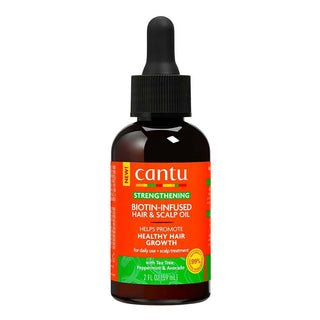 CANTU BIOTIN INFUSED HAIR & SCALP STRENGTHENING OIL 2OZ - Beautylicious Canada