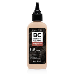 CLAIROL PROFESSIONAL BC SEMI - PERM. COLOR - B18D DARKEST BROWN 3OZ - Beautylicious Canada