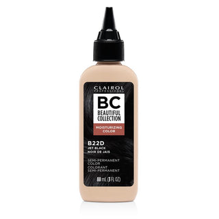 CLAIROL PROFESSIONAL BC SEMI - PERM. COLOR - B22D JET BLACK 3OZ - Beautylicious Canada