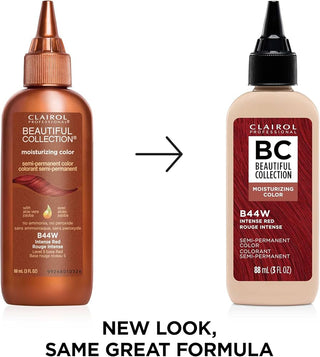 CLAIROL PROFESSIONAL BC SEMI - PERM. COLOR - B44W INTENSE RED 3OZ - Beautylicious Canada