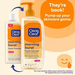 CLEAN&CLEAR MORNING BURST FACIAL CLEAN 8OZ - Beautylicious Canada