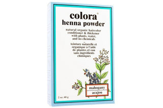 COLORA HENNA POWDER MAHOGANY 2OZ - Beautylicious Canada