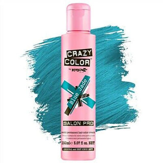 CRAZY COLOR SEMI PERMANENT HAIR COLOR BLUE JADE 5OZ - Beautylicious Canada