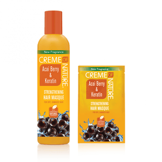 CREME OF NATURE ACAI BERRY & KERATIN HAIR MASK 12OZ - Beautylicious Canada