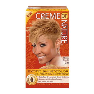 CREME OF NATURE EXOTIC SHINE COLOR 10.0 HONEY BLONDE - Beautylicious Canada
