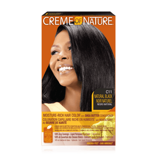 CREME OF NATURE Moisture - Rich Hair Color C11 NATURAL BLACK - Beautylicious Canada