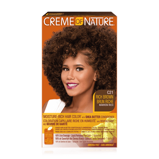 CREME OF NATURE Moisture - Rich Hair Color C21 RICH BROWN - Beautylicious Canada