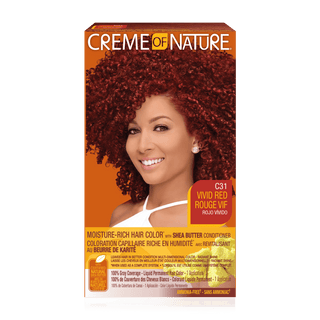 CREME OF NATURE Moisture - Rich Hair Color C31 VIVID RED - Beautylicious Canada
