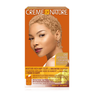 CREME OF NATURE Moisture - Rich Hair Color C42 LIGHT GOLDEN BLONDE - Beautylicious Canada