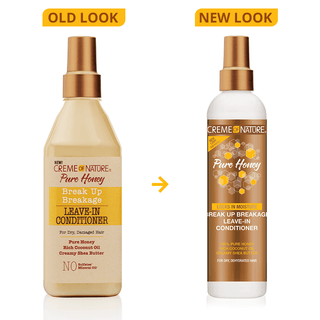 CREME OF NATURE PURE HONEY BREAK UP BREAKAGE LEAVE - IN CONDITIONER 8oz - Beautylicious Canada