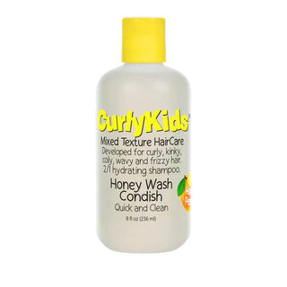 CURLY KIDS HONEY WASH CONDISH 2N1 SHAMPOO CURLYKIDS 8oz - Beautylicious Canada