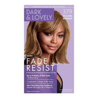 DARK & LOVELY Fade Resist Hair Color Kit 379 - GOLDEN BRONZE - Beautylicious Canada