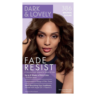 Dark & Lovely Fade Resist Rich Conditioning Color 386 BROWN SUGAR - Beautylicious Canada