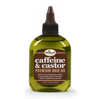 DIFEEL Caffeine & Castor Premium Hair Oil for Faster Hair Growth 7.1 oz - Beautylicious Canada