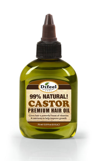 DIFEEL Premium Natural Hair Oil - Castor Hair Oil 2.5 oz. - Beautylicious Canada