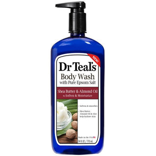 DR TEAL'S BODY WASH SHEA BUTTER & ALMOND OIL 24OZ - Beautylicious Canada