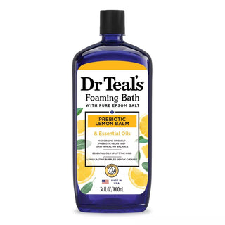 DR TEAL'S FOAMING BATH LEMON BALM 34OZ - Beautylicious Canada