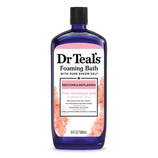 DR TEAL'S Restore & Replenish Pink Himalayan Orange Foaming Bubble Bath34 OZ - Beautylicious Canada