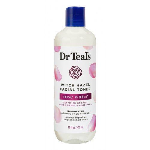 Dr Teal’s Rose Water Witch Hazel Facial Toner 16 fl oz (473 mL) product package