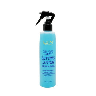 EBIN ORIGINAL CURL & TWIST SETTING LOTION WRAP N SHINE 8.5OZ - Beautylicious Canada