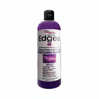 Hicks Edges Natural Hair and Scalp Conditioning Shampoo with Lilac - 16 oz - Beautylicious Canada