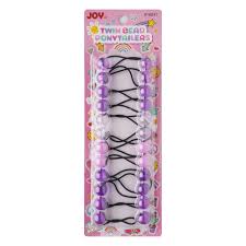JOY TWIN BEADS PONYTAILERS  #16241