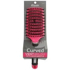 BROSSE À CHEVEUX INCURVÉE EN POILS DE SANGLIER ANNIE *2477