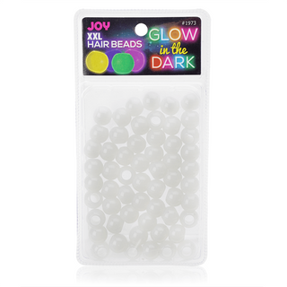 JOY XL GLOW IN THE DARK HAIR BEADS *1986