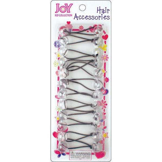 ÉLASTIQUES À CHEVEUX PERLES DOUBLES JOY #16027