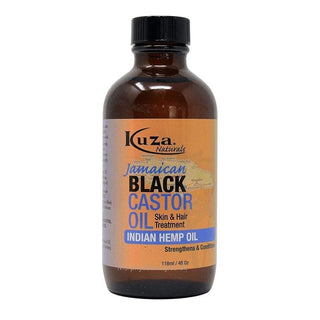 KUZA BLACK CASTOR OIL INDIAN HEMP 4 OZ - Beautylicious Canada
