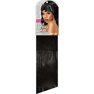 MS REMI SAPPHIRE SERVIETTE À BORDURE SOYEUSE ET EXTENSIBLE NOIRE * 4509