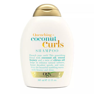 OGX Quenching+ Coconut Curls Shampoo Curly Hair Shampoo with Coconut Oil, Citrus Oil & Honey - 13 fl oz - Beautylicious Canada