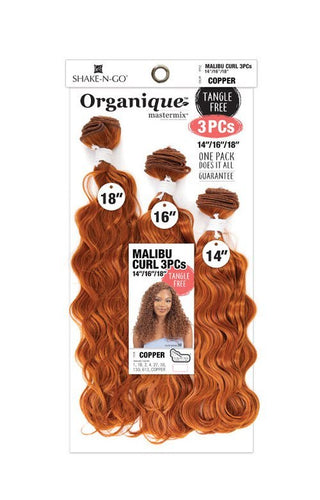 ORGANIQUE - MALIBU CURL 3PCS (14"/16"/18") - Beautylicious Canada