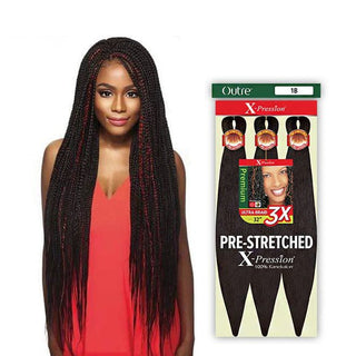 Outre 3X X - Pression Pre - Stretched Ultra Braid 32" - Beautylicious Canada