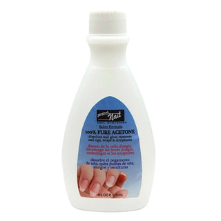 PRO NAIL 100% PURE ACETONE 4OZ - Beautylicious Canada