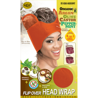 QFITT FLIP OVER ORGANIC HEAD WRAP *838 - Beautylicious Canada