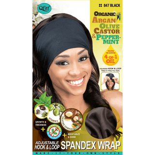 QFITT ORGANIC ADJUSTABLE HOOK & LOOP SPANDEX WRAP *847 - Beautylicious Canada